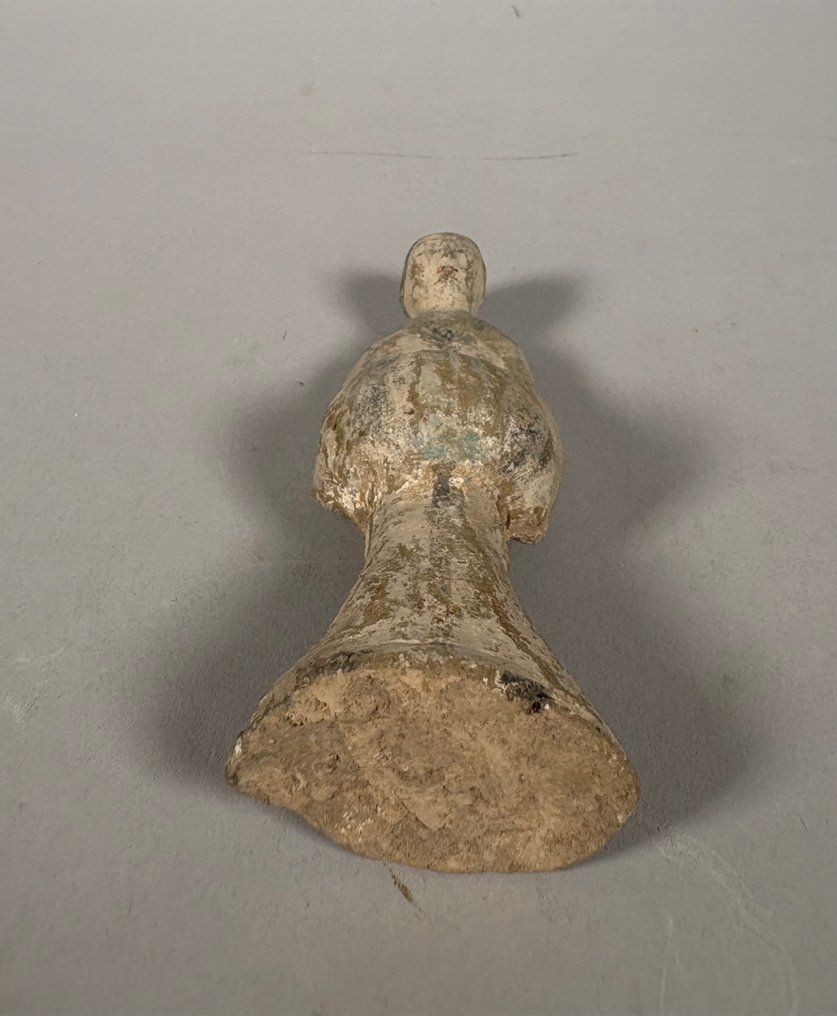 Chinois ancien, empire Han Terre cuite Danseuse Mingqi - 14 cm #4.3