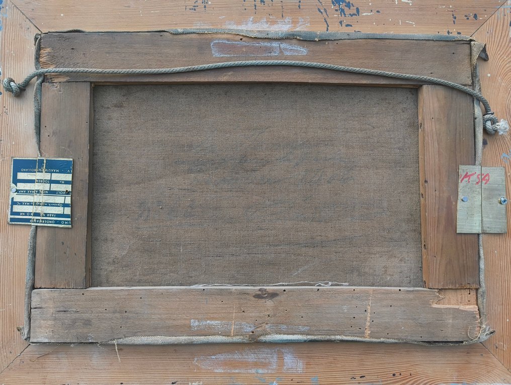 G. Doorme (XX) - Marine zeegezicht met vissersschepen #4.3