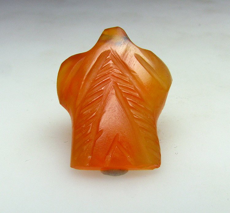 可能是埃及 玛瑙 完好无损的红玉髓护身符——来自一个古老的收藏。 - 20 mm  (没有保留价) #1.0