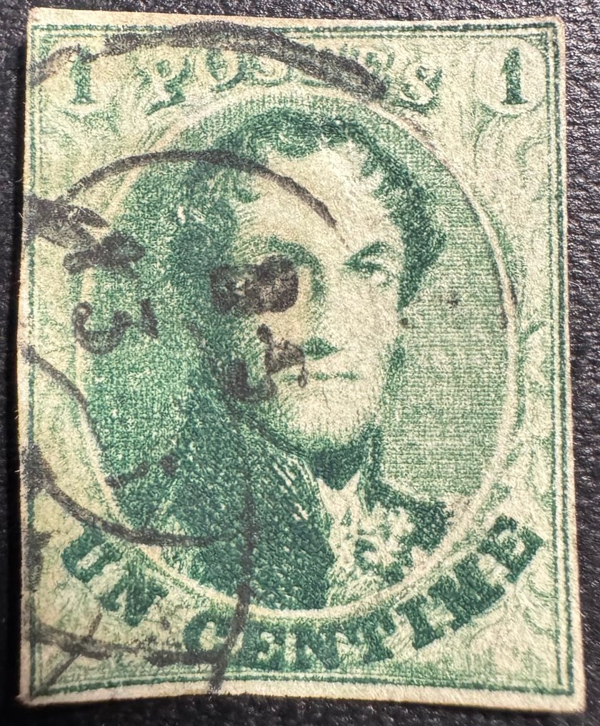 Βέλγιο 1849/1865 - Βέλγιο – Λεοπόλδος Ι „POSTES / Épaulettes” 1849–1865 8 κλασικά γραμματόσημα (1c–40c), ζαρωμένα και #1.0