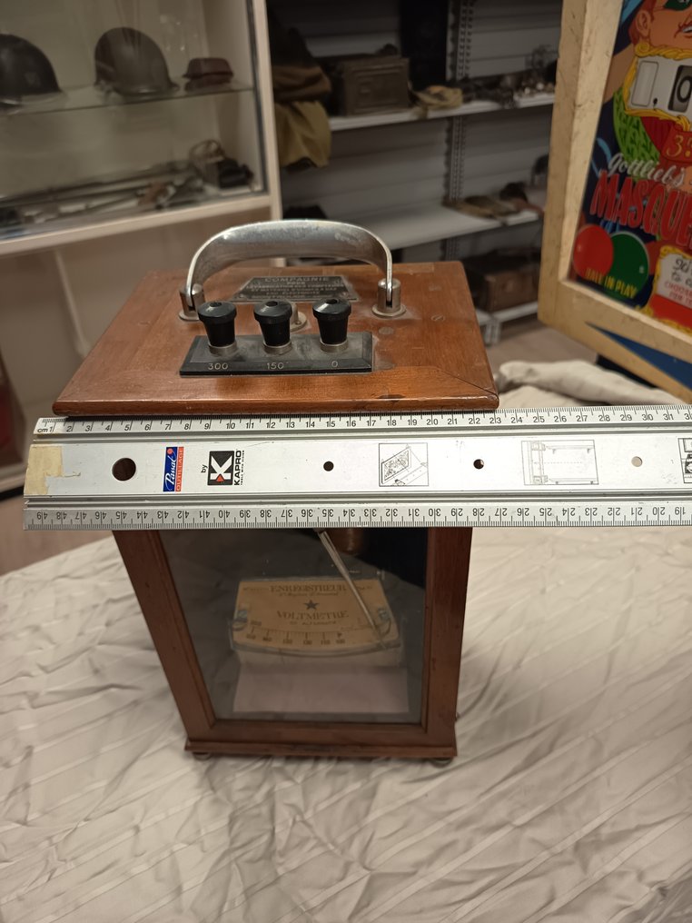 Meylan d'Arsonval - Technical instrument Antique - France - 1900-1910 - voltmeter recorder #3.2