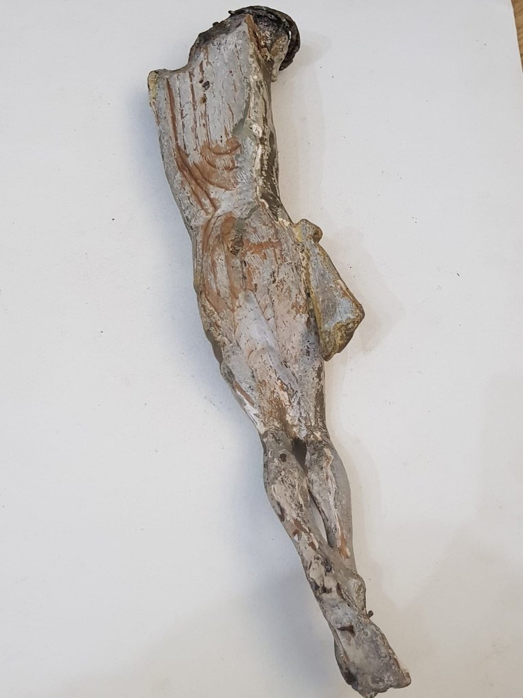  耶穌受難十字架像 - 木 - 1750-1800 - 科尔普斯克里斯蒂 - 40厘米  #3.2