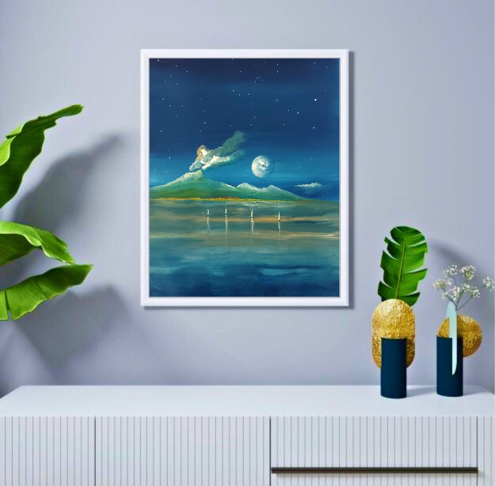 Riccardo Magatti (XX) - Sera di luna #1.0