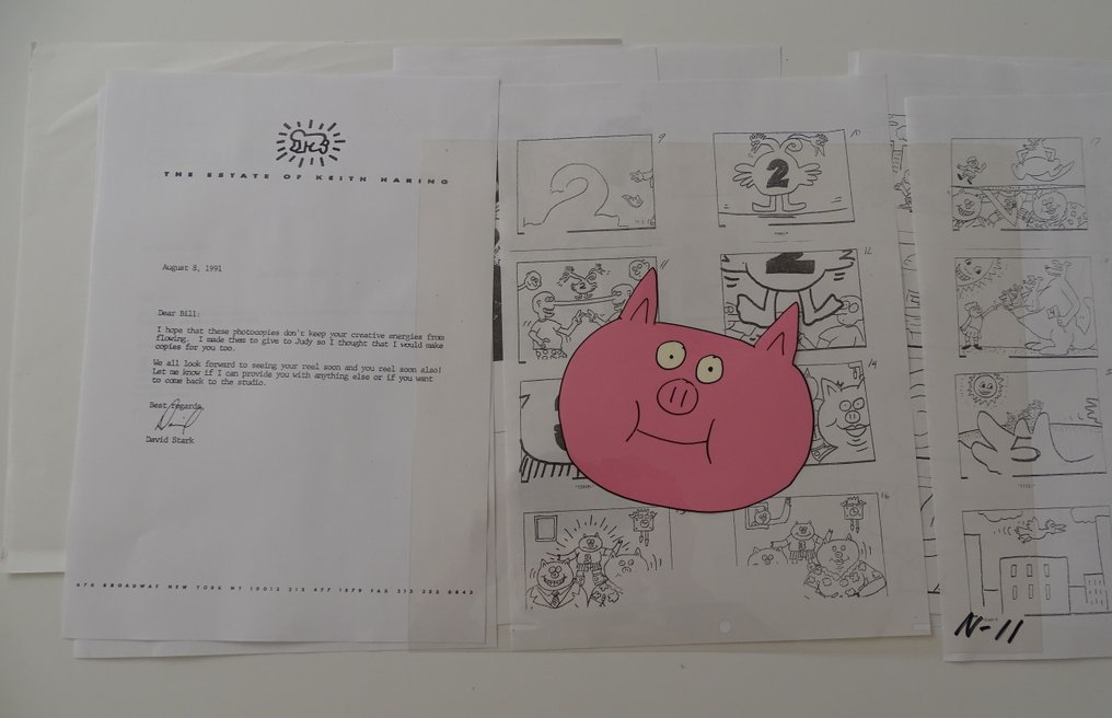 Keith Haring (1958-1990) - Pigs #1.0