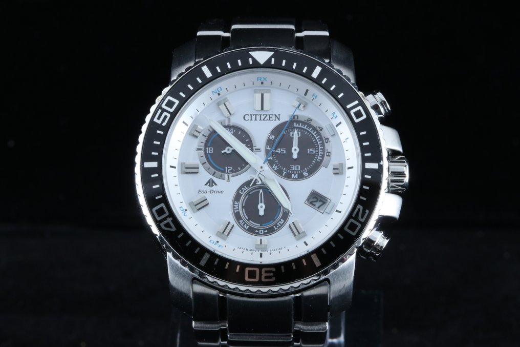 Citizen - White Eco-Drive Chronograph E610-S062977 With BOX ,Theory etc - χωρίς τιμή ασφαλείας - 7D1020504 - Άνδρες - 2000-2010  #3.2