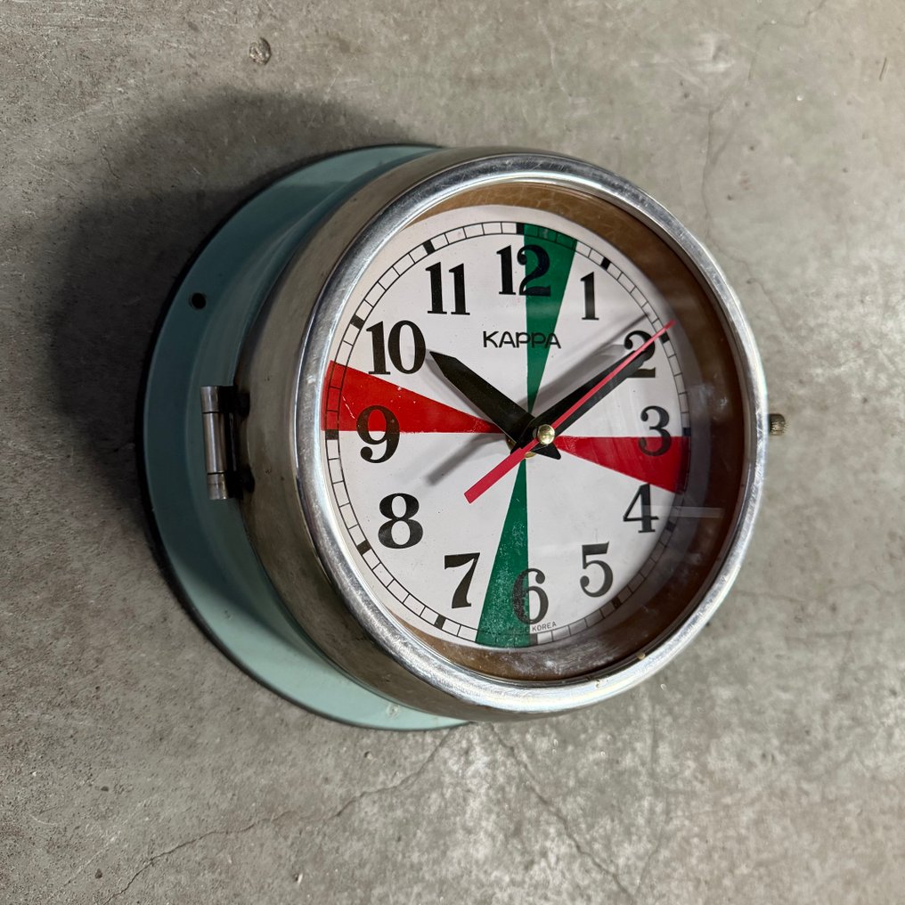 船钟 - Kappa -   钢, 玻璃 - 1980-1990 - Vintage Maritiem #1.0