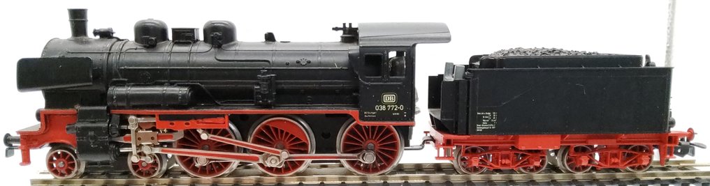 Märklin H0 - 3099 - 蒸汽火車 (1) - BR 38 772-0 单侧头灯照明 - DB #1.0