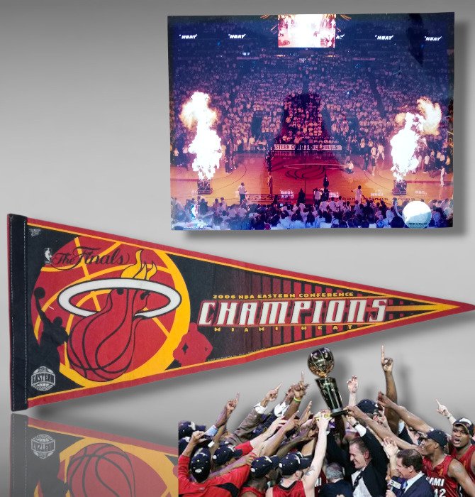 Miami Heat - NBA - 2006 - Decorative object, finals  #1.0
