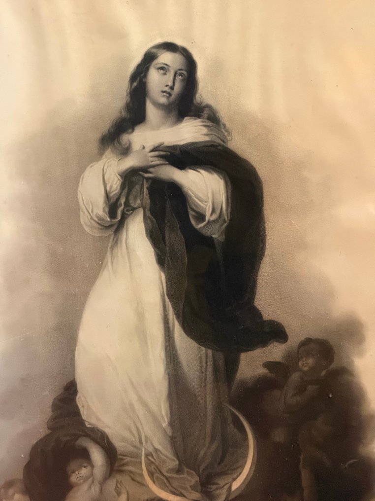 After Esteban Murillo - Inmaculada Concepción - 70 x 80 cm #4.3