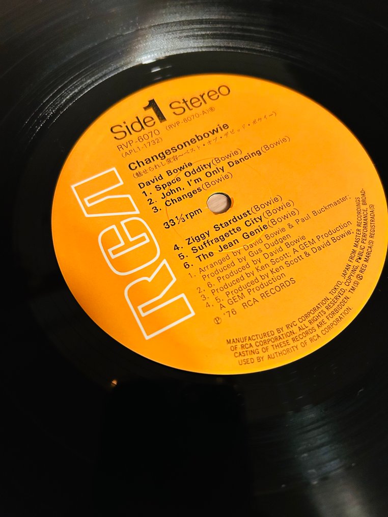 David Bowie - Changesonebowie - Vinylplade - Japanske udgivelser - 1976 #4.3