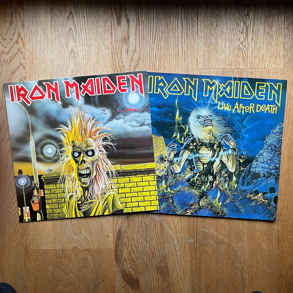 Iron Maiden - 2 x albums - Live After Death / Iron Maiden - Πολλαπλοί καλλιτέχνες - Άλμπουμ LP (πολλαπλά αντικείμενα) - Stereo - 1985 #1.0