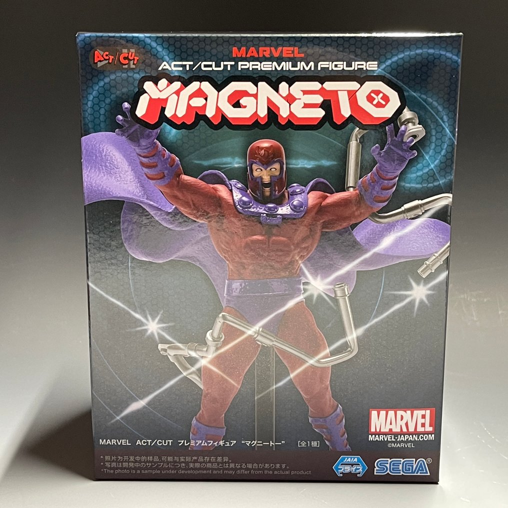 SEGA MARVEL ACT/CUT PREMIUM FIGURE - Statuetta - SPIDER MAN vs. GREEN GOBLIN | SILVER SURFER | MAGNETO  (3) - Plastica #2.1