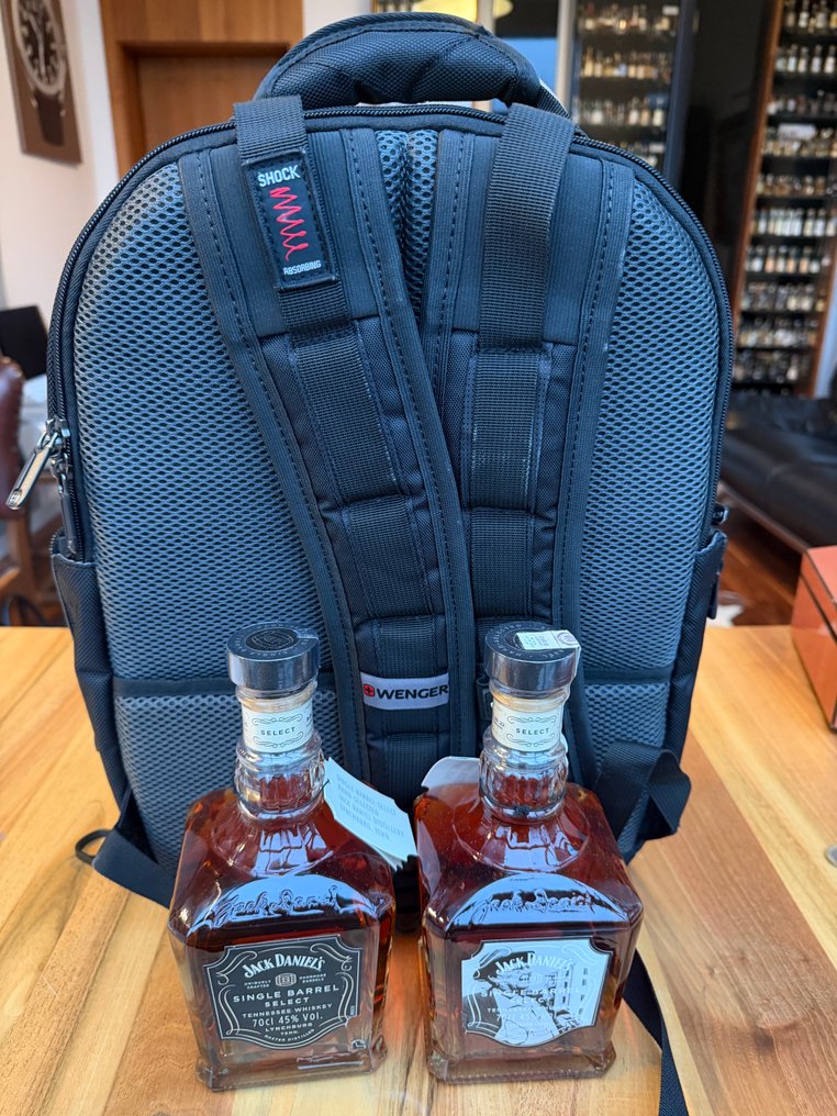 Jack Daniel's Single Barrel Select w/ backpack - 70cl - 2 buteleki #4.3