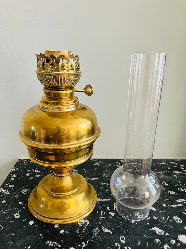 Lampe à huile - Cuivre, Verre #1.0