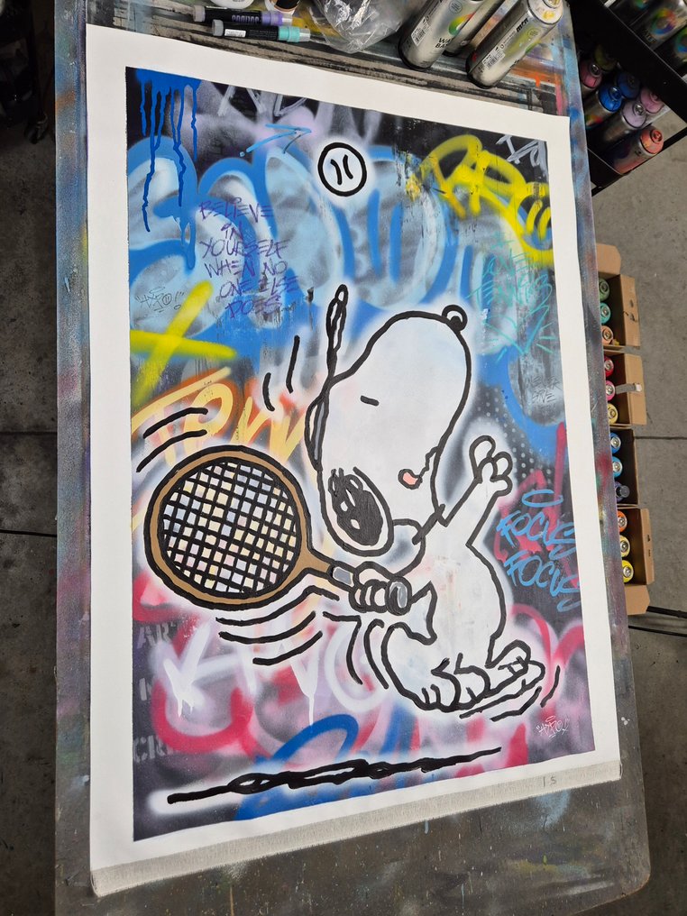 Hipo (1988) - Hipo X Snoopy - Believe In Yourself (XL Original artwork) #2.1