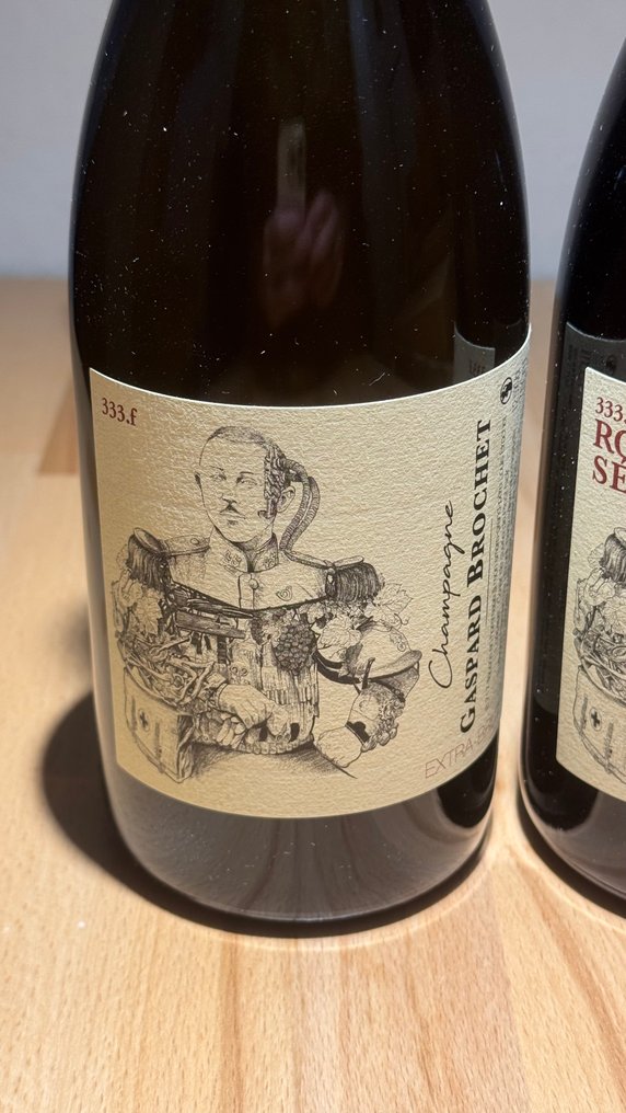 Gaspard Brochet, 333.f blanc - 333.f Rosé - Champagne - 2 Bottle (0.75L) #2.1
