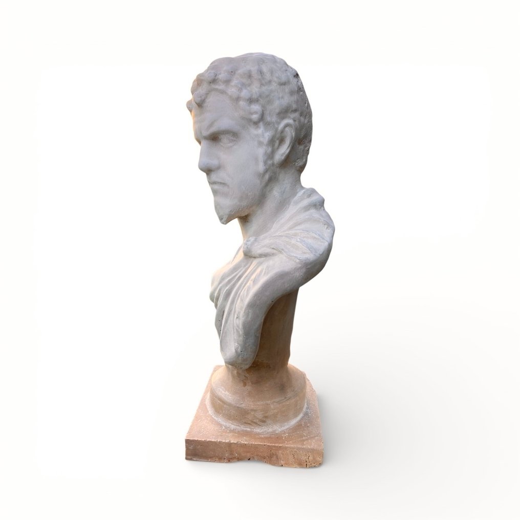 Sculpture, Imperatore Caracalla - 43 cm - Stone #4.3