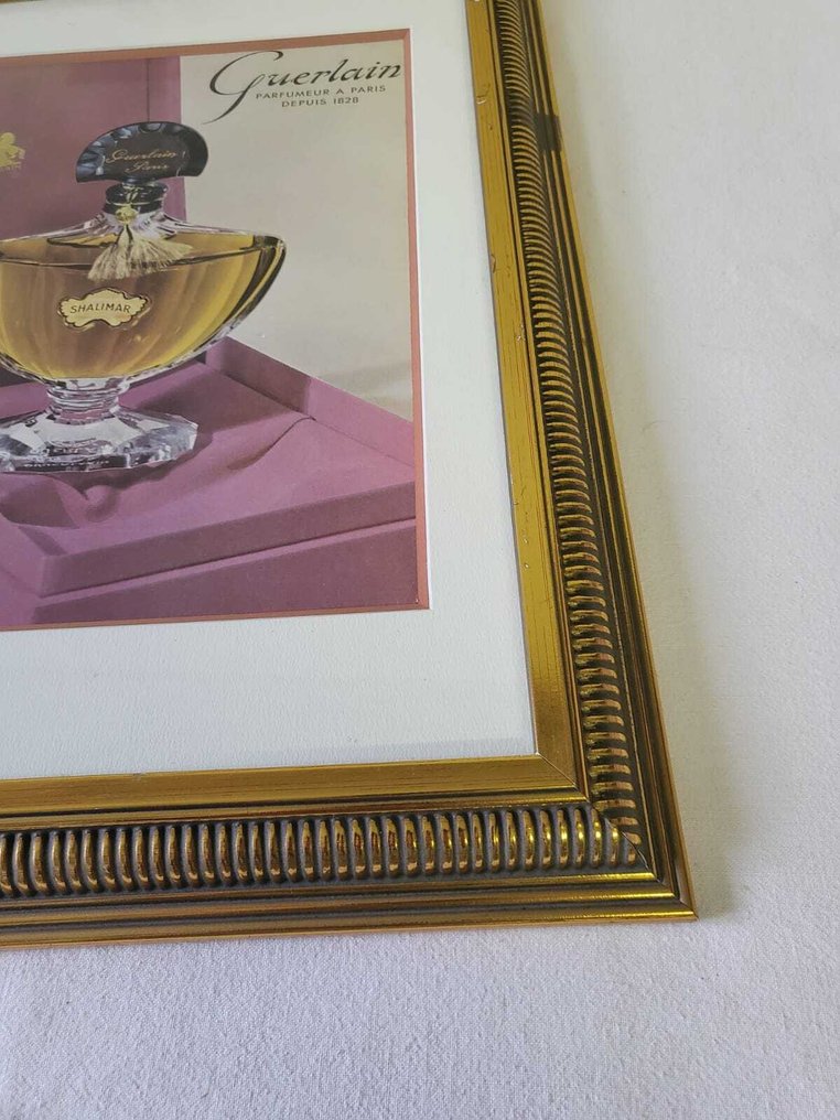 墙面装饰 - Affiche publicitaire encadrée – Parfum Shalimar – Guerlain, Paris - 法国 #4.3