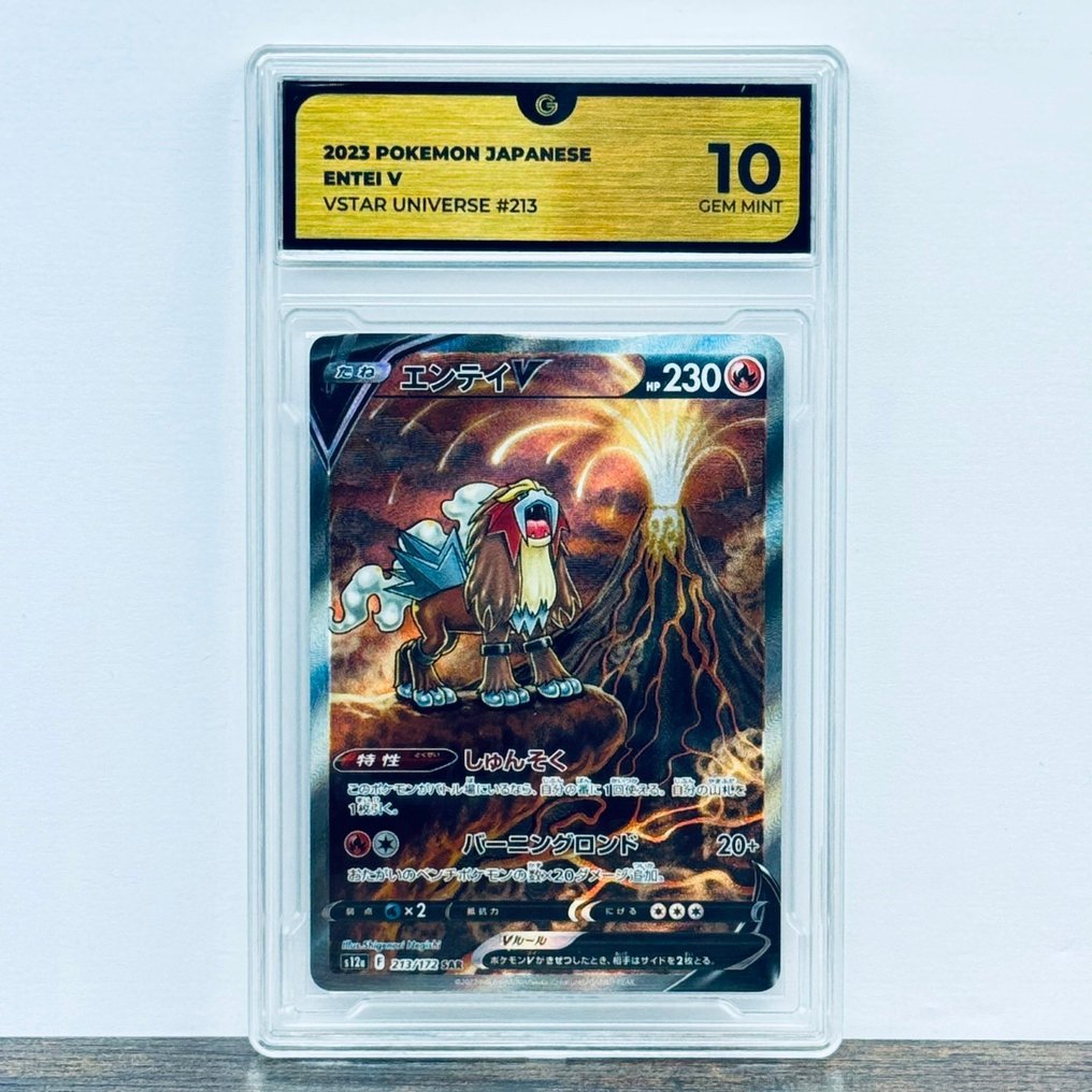 Pokémon Graded card - Entei 213 - Pokémon - GG 10 #1.0