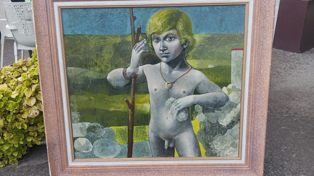 Pau Lluis Fornes (1935-2009) - Niño desnudo Adan #1.0