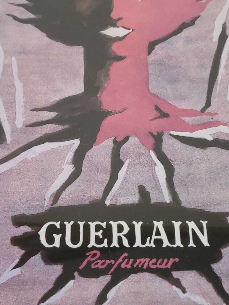 墙面装饰 - Affiche publicitaire encadrée – “Fleur de Feu” – Guerlain - 法国 #3.2