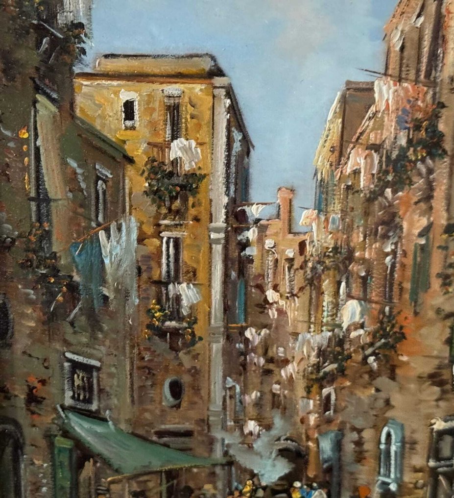 Ugo Mascolo (1948) - Strada napoletana con personaggi #2.1