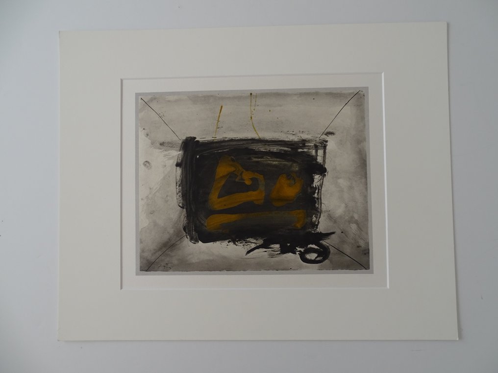 Antoni Tapies (1923-2012) - Abstraction #3.2
