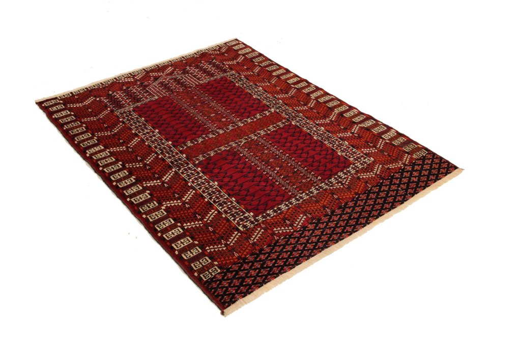 Turkman Antik Teppich - 小地毯 - 139 cm - 106 cm - 来源与特色 #2.1