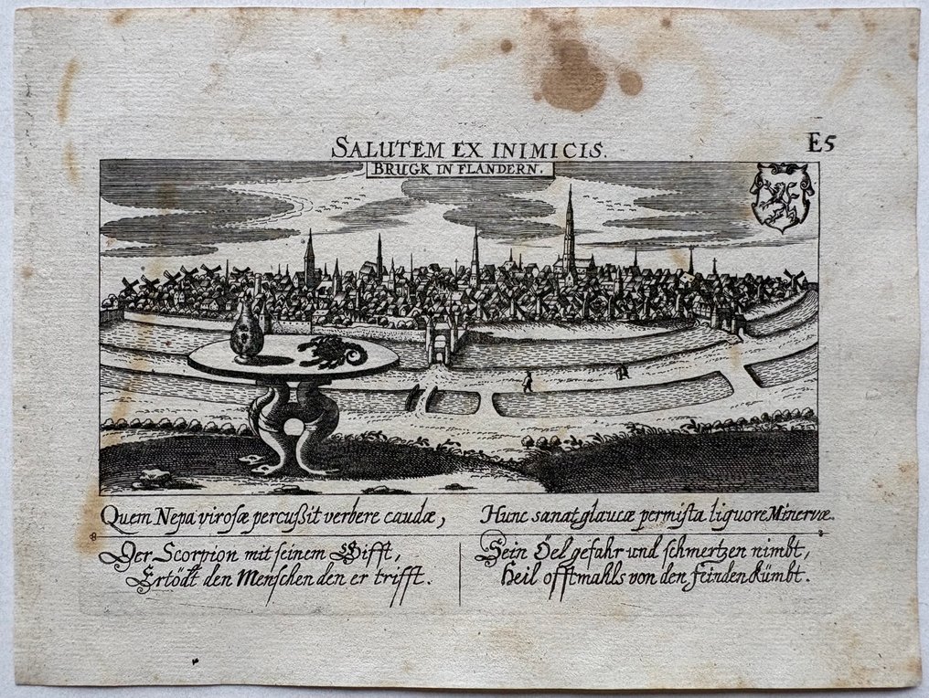 比利时 - Brugge; D. Meisner - Brugk in Flandern - 1521-1550 #2.1