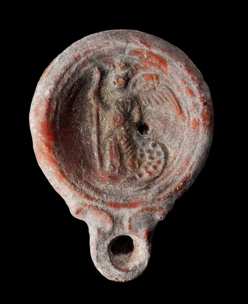 Ancient Roman Decorative oil lamp - Winged Victory - 1st century BC #1.0