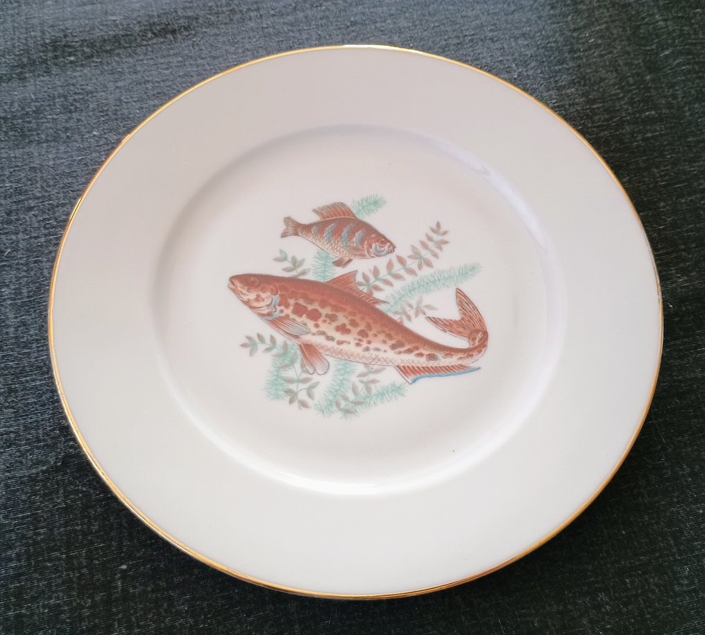Seltmann Weiden - Middagsservis (13) - Pesci - Porslin - Fiskservice #3.2