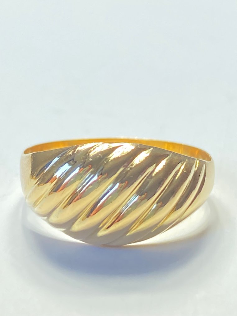 Ohne mindestpreis - Ring - 18 kt Gelbgold #1.0
