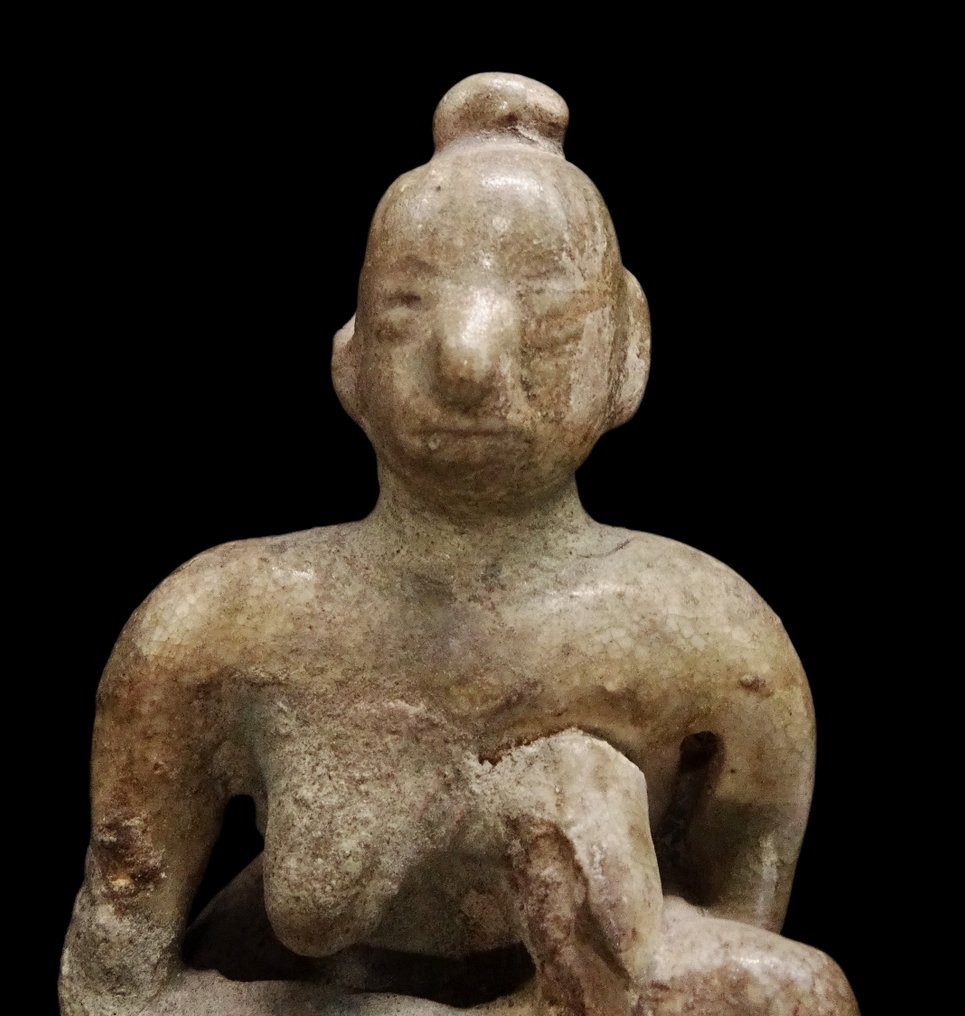 Khmer Maternidad Sawankhalok con glaseado celadón - Siglo XV #1.0