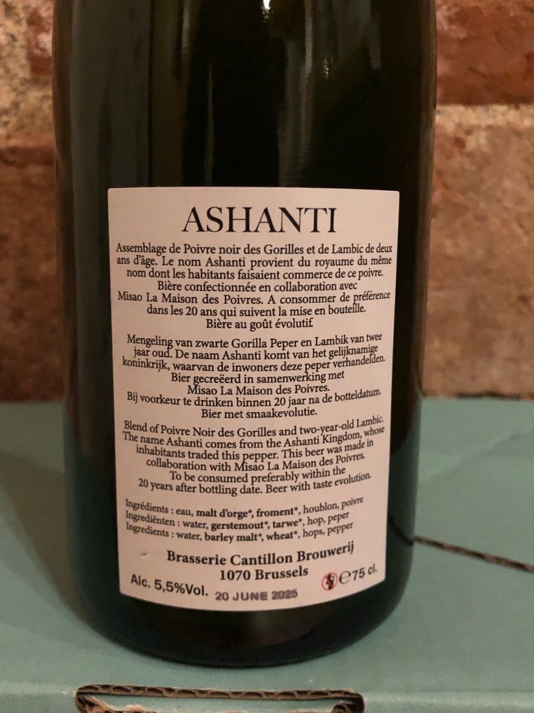 Cantillon - Ashanti 2025 & Iris 2019 - 75 cl -   2 flaschen  #3.2