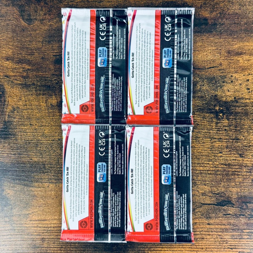 Pokémon Booster pack - 4x 151 English Booster Pack #1.0