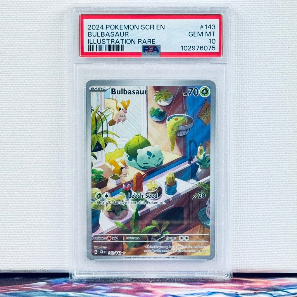 Pokémon Graded card - Bulbasaur 143 - Pokémon - PSA 10 #1.0