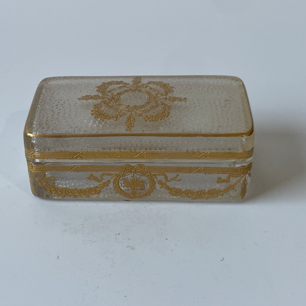 Saint Louis - 鍋 - 路易十六模型 - 水晶 - 粉盒 #1.0