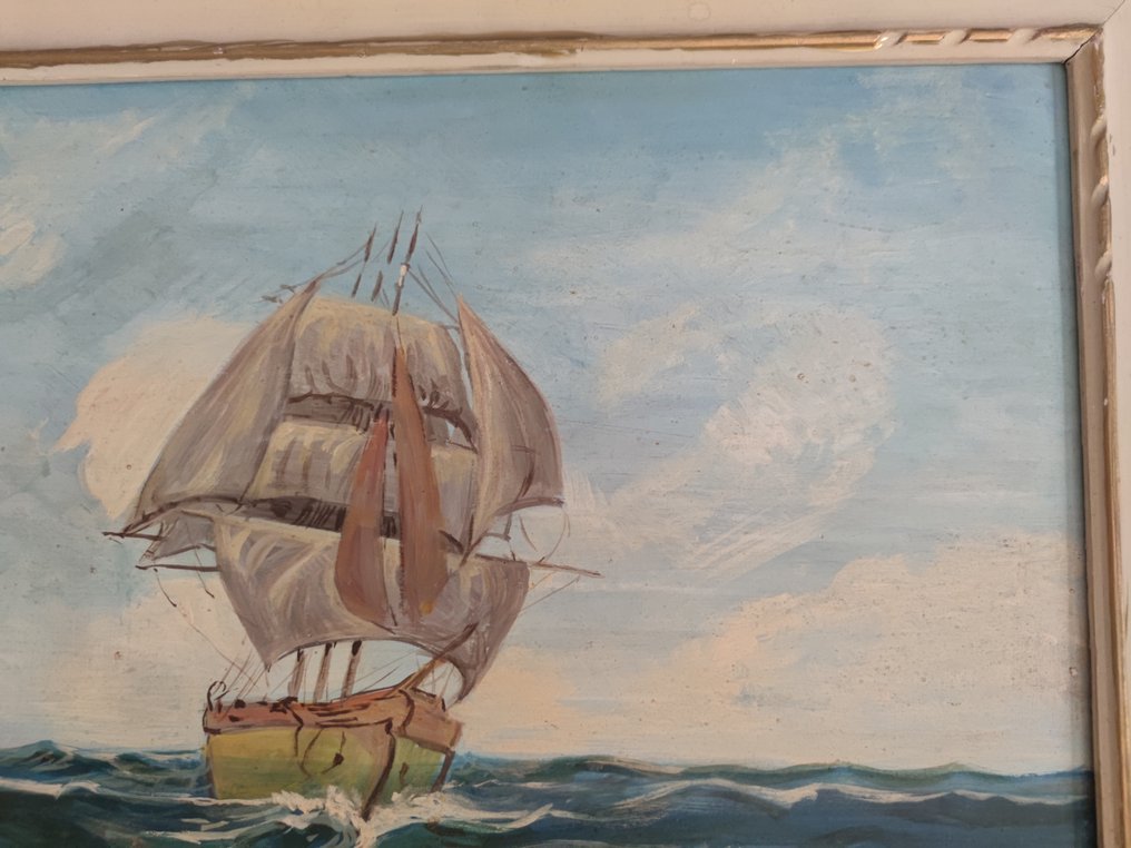 Angelo Silvio Galli (1879-1954) - Veliero in Navigazione #4.3