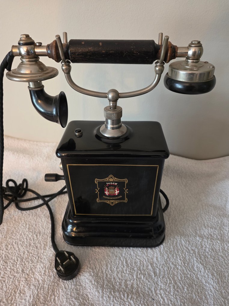 Jydsk - Telefon analogowy - metal, chrom, bakelit #1.0