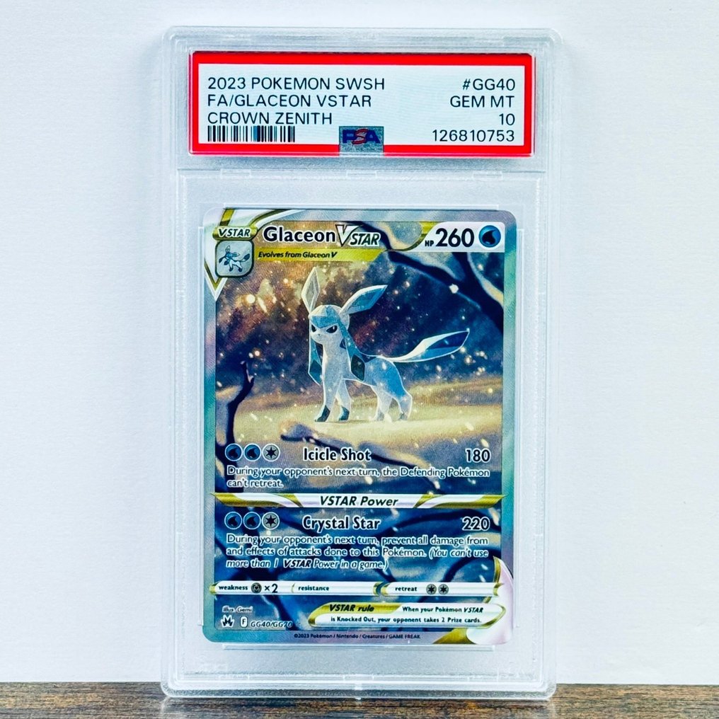 Pokémon Graded card - Glaceon GG40 - Pokémon - PSA 10 #1.0
