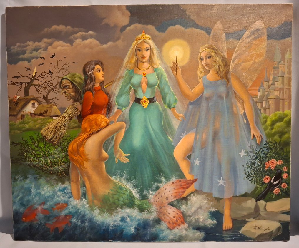 Frans Luyckx (1923-1997) - " Sprookjesvrouwen " #3.2