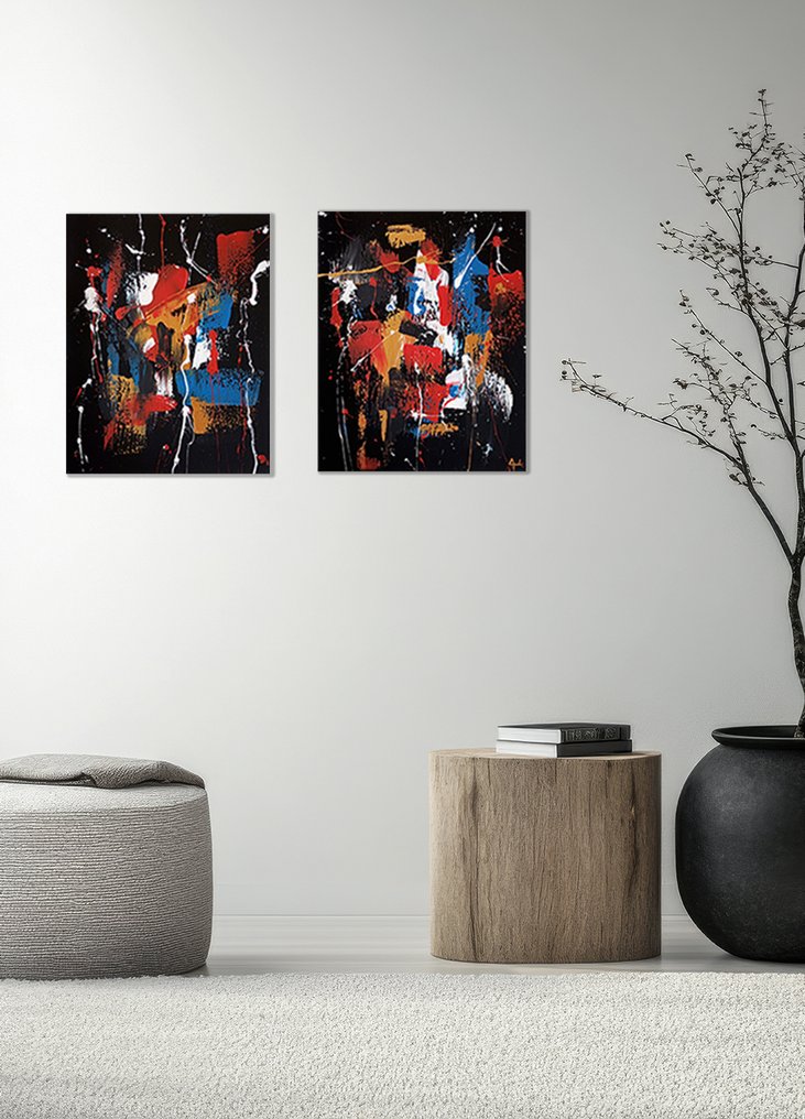 Omar Agrebi - • Il segreto. • ( Dittico - Unique work ) #2.1