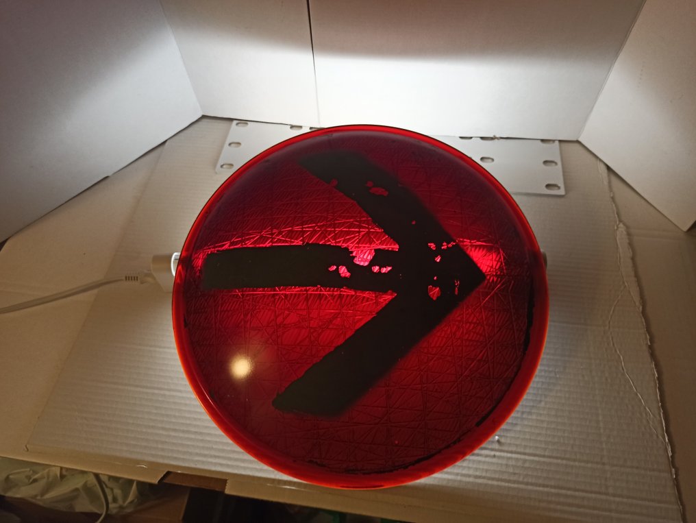 Lampe (2) - Krystal, Bakelit - jernbanesignaler #4.3