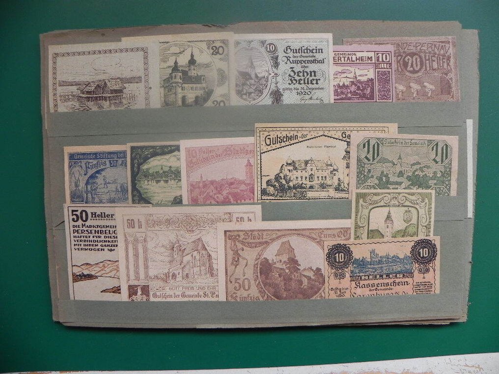 Austria. - 355 Notgeldscheine - Various Dates  (Senza prezzo di riserva) #4.3