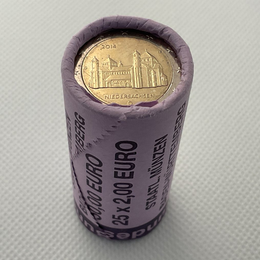 德国. 2 Euro 2014 "Niedersachsen" G (25 stuks) in zichtrol  (没有保留价) #1.0