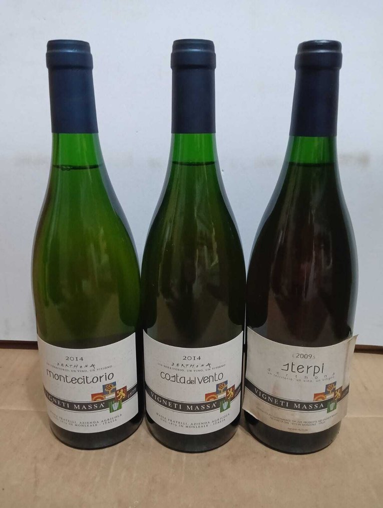 Walter Massa: Costa del Vento 2014, Montecitorio 2014, Sterpi 2009 - Piemonte - 3 Garrafas (0,75 L) #1.0