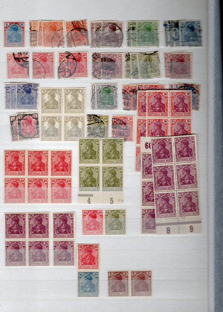 Γερμανική Αυτοκρατορία 1872/1922 - Γερμανική Αυτοκρατορία και stokkaarten. - Michel vanat 1872 t/m 1922 #3.2