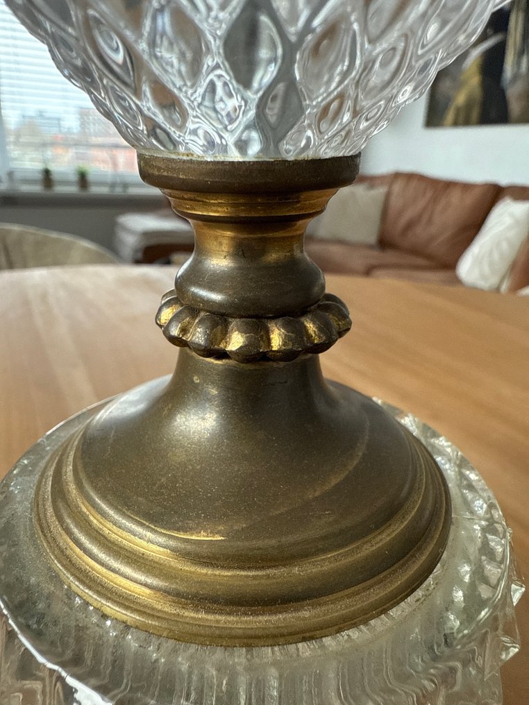 Lámpara de sobremesa - Vidrio, Latón, Metal #4.3