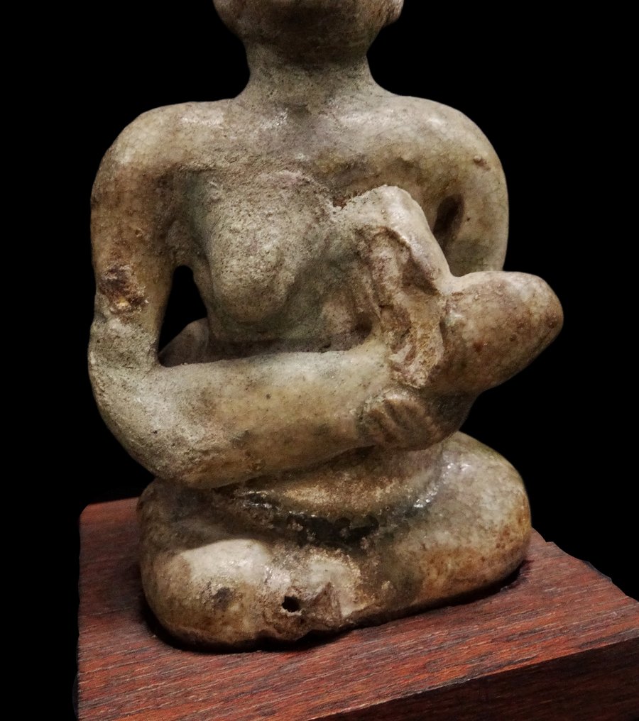 Khmer Maternidad Sawankhalok con glaseado celadón - Siglo XV #2.1