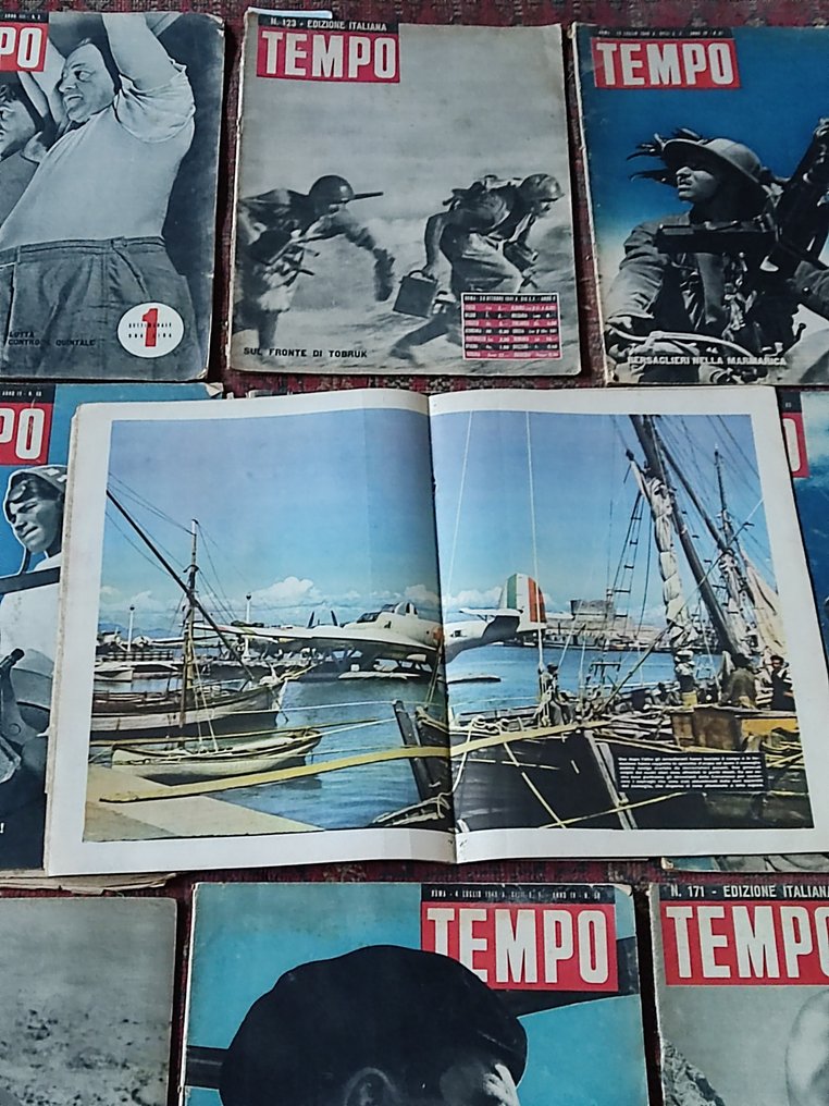 Coleção temática - 20 cópias da revista Tempo anos 1940/1941 #2.1